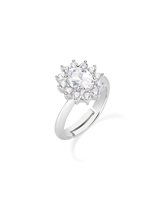 Ring Amen Woman Lady in Silver Zircone ANLDGBBB2 - ANLDGBBB2